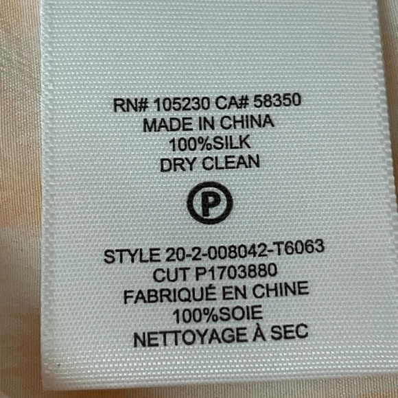 Joie 100% Silk Orange Women’s High Neck Sz S - Picture 6 of 8